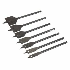 Hot Sale 😍 Silverline Flat Drill Bit Set (Piece of 7) ✨